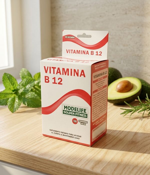 vitamina-b12-entorno-modelife-nubefan Vitamina B12 x 100 comp - Imagen 1