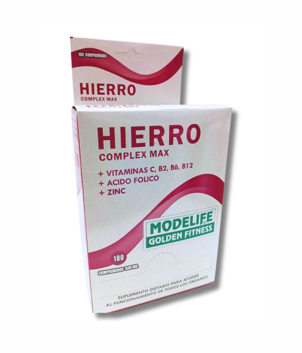 Nubefan Modelife 2606141111 producto Hierro Complex Max Hierro Complex Max x 100 comp - Imagen 1