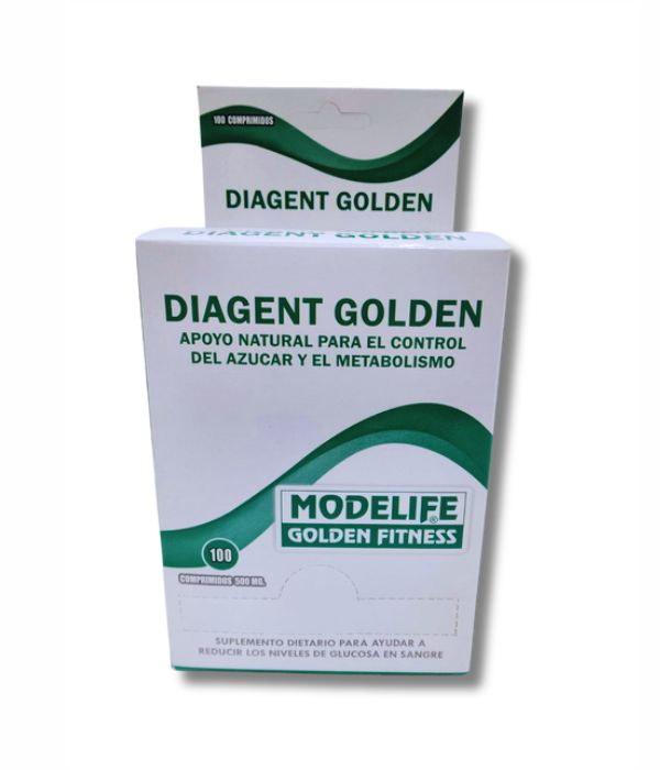 Nubefan Modelife 2606141309 producto Diagent Golden Diagent Golden x 100 comp - Imagen 1