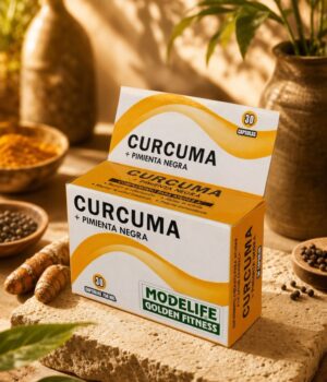 Cúrcuma + Pimienta Negra x 30 Cápsulas Modelife