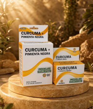 Cúrcuma + Pimienta Negra Dúo 30 y 100 Cápsulas Modelife
