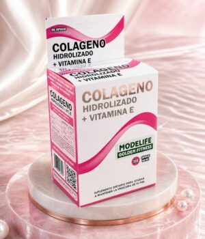 Colágeno Hidrolizado + Vitamina E x 100 Cápsulas Frontal Modelife